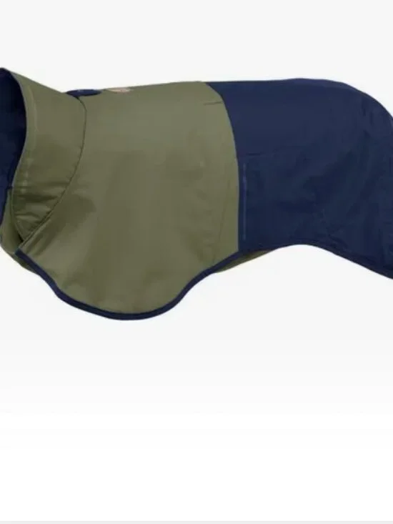 NWT Ruffwear Sun Shower Dog Raincoat, Dark Green Blue sz LARGE - Picture 2 of 4